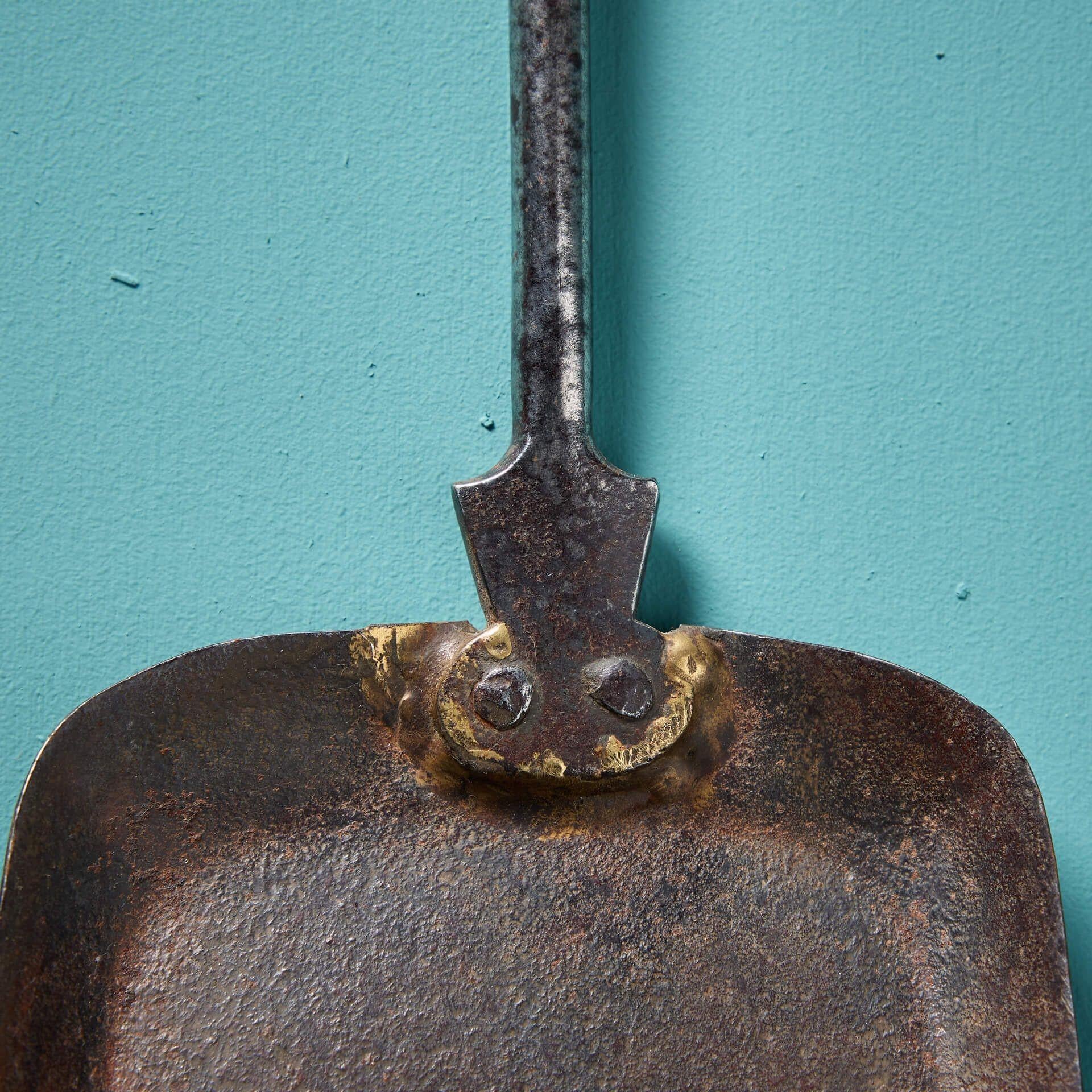 Set di attrezzi da fuoco in acciaio lucido del periodo Regency In condizioni discrete in vendita a Wormelow, Herefordshire