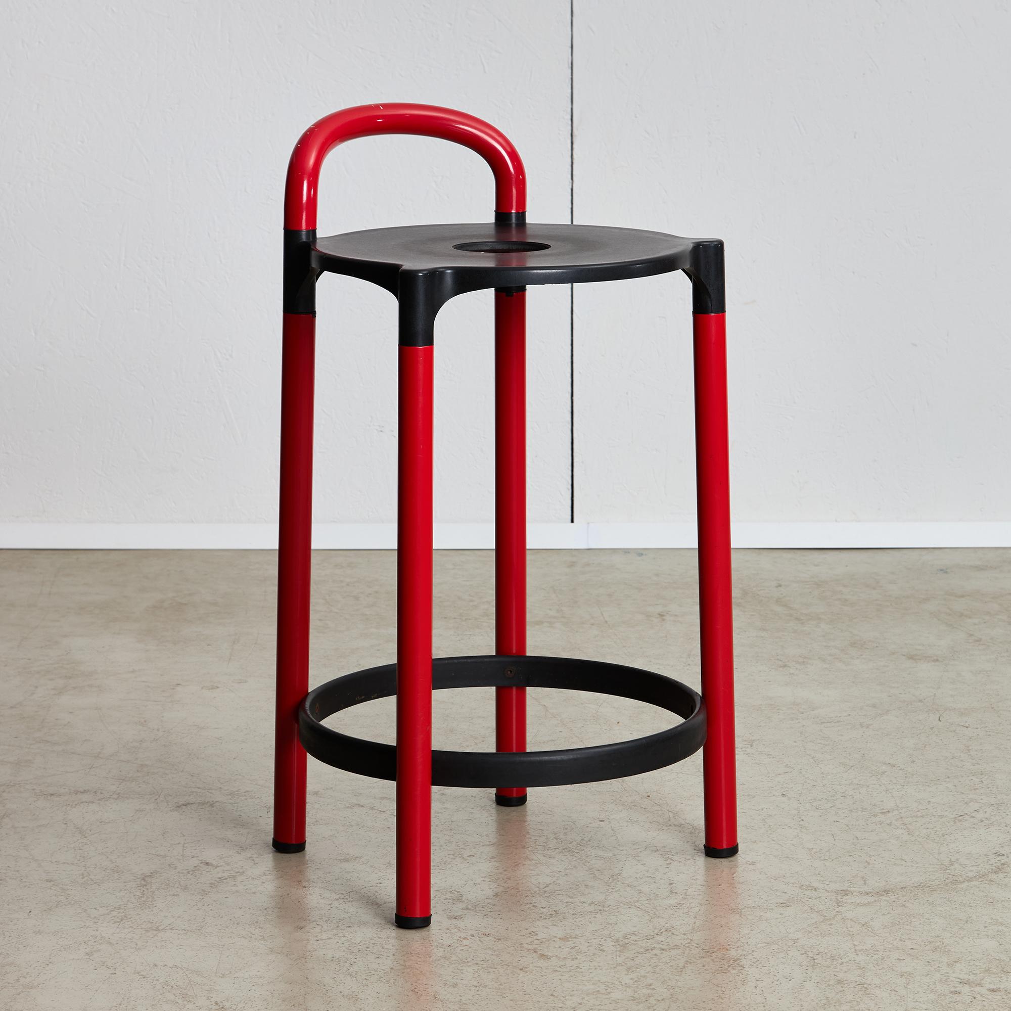 Italian Set of Polo Bar Stools by Anna Castelli Ferrieri for Kartell, 1979 For Sale