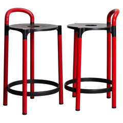 Conjunto de taburetes de bar Polo de Anna Castelli Ferrieri para Kartell, 1979