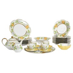 Set of Porcelain Service by Giovanna Amoruso Manzari and Limoges for Nina Ricci