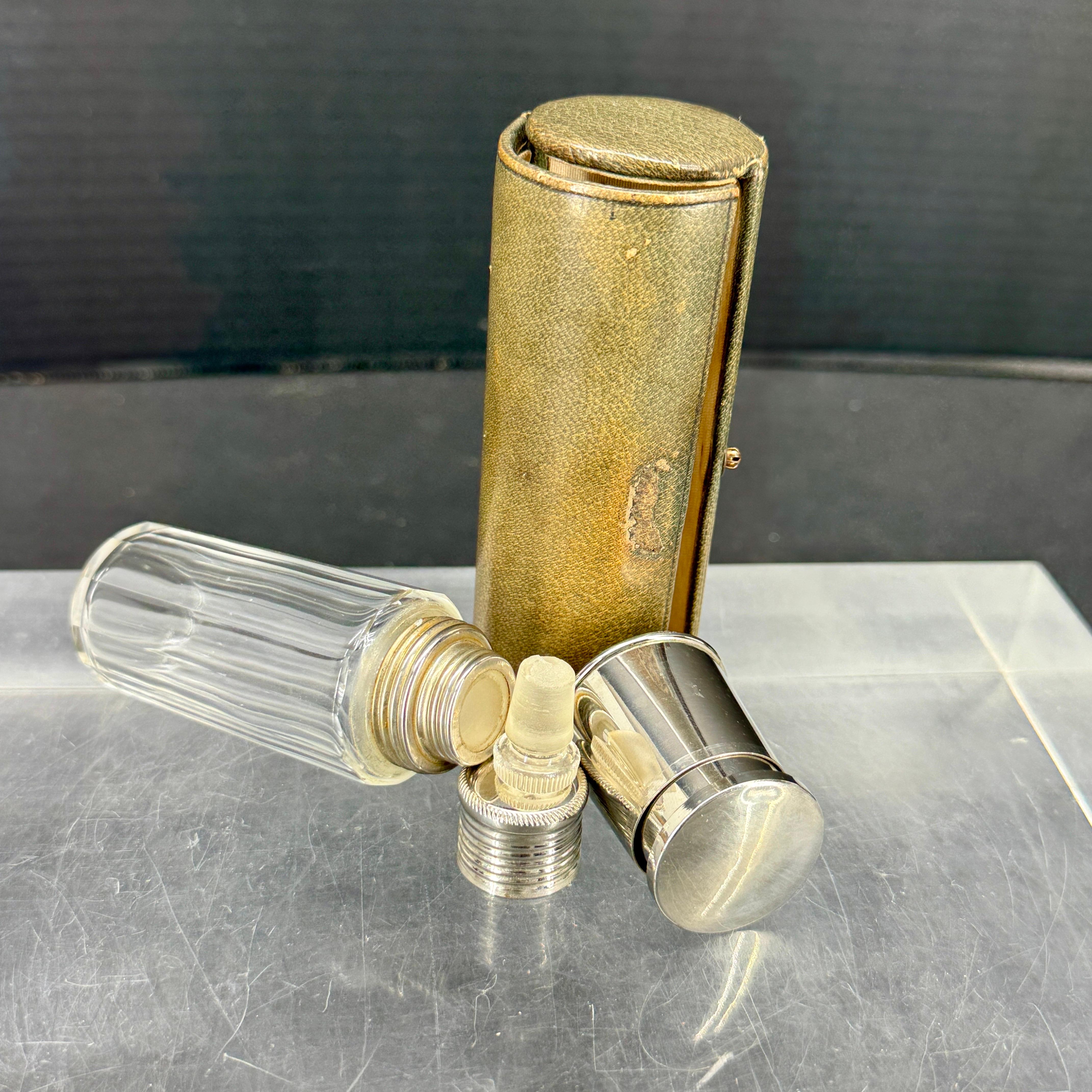 Set of Portable Hunting Whiskey Shot Glasses and Flask Collection For Sale 2