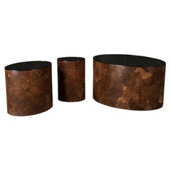 Set of Post Modern Coconut Shell Tables