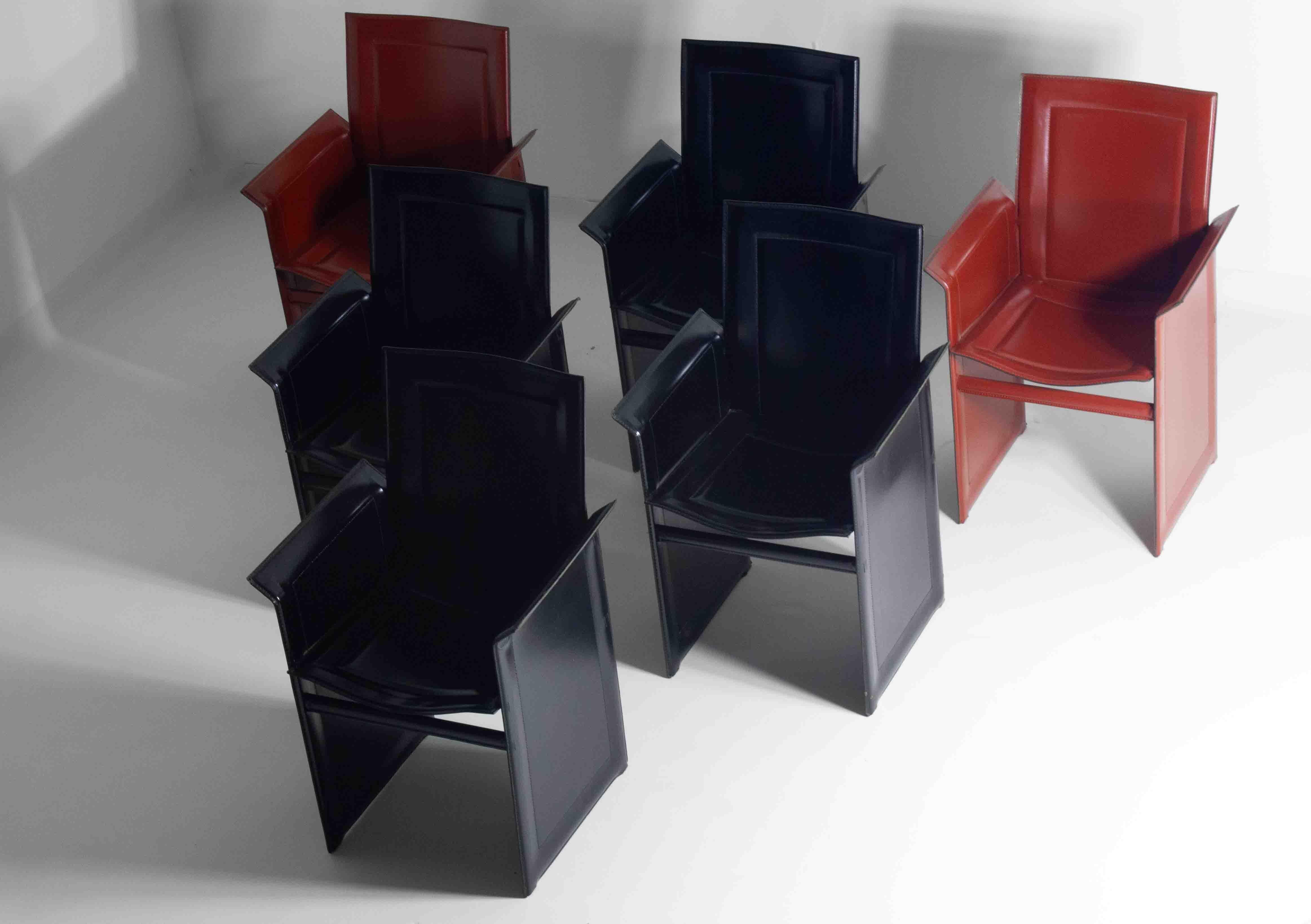 Set postmoderner Stühle „Solaria“ von Arrben, Italien 1980er Jahre im Zustand „Gut“ im Angebot in Antwerpen, VAN