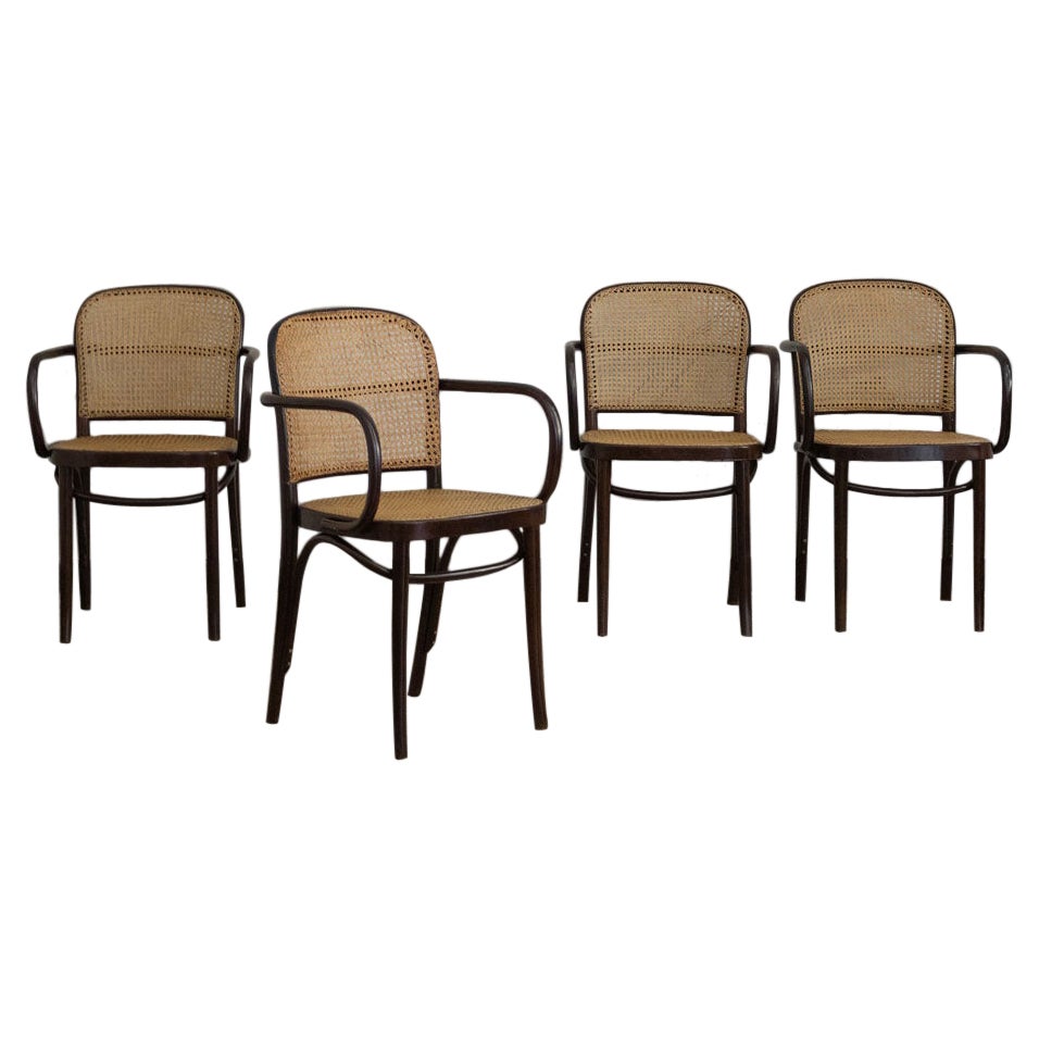 Set di sedie Praga di Josef Hoffmann per Thonet - primi anni del 1900 in vendita