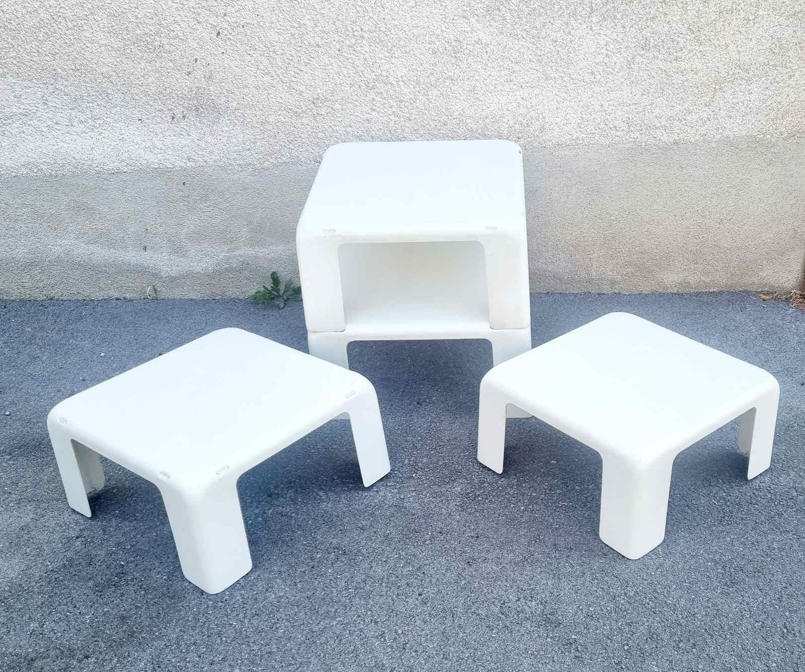 Conjunto de mesas de centro Quattro Gatti Diseño de Mario Bellini para C&B Italia, años 60 Italiano en venta