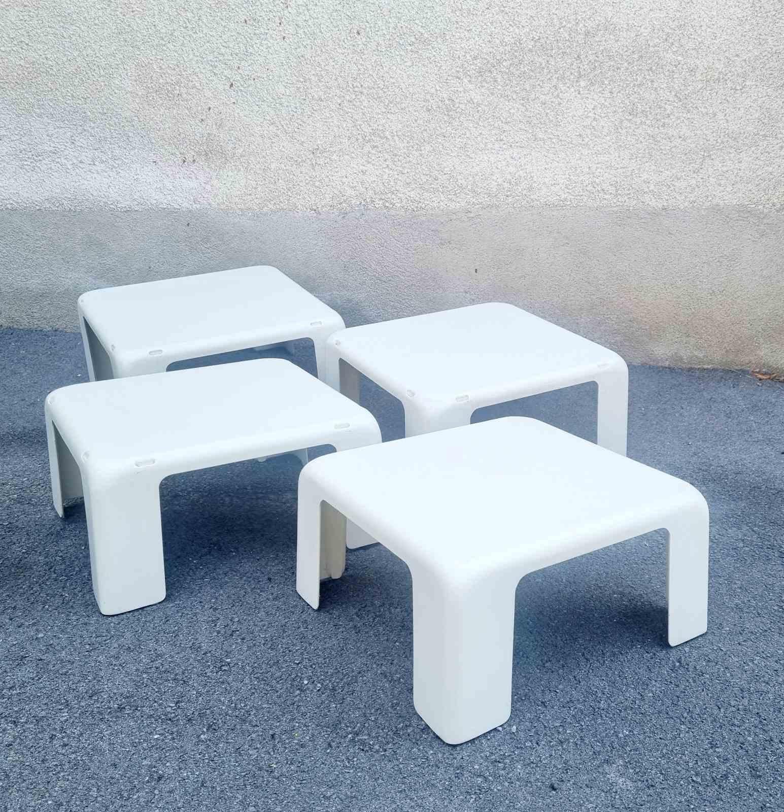 Conjunto de mesas de centro Quattro Gatti Diseño de Mario Bellini para C&B Italia, años 60 en Bueno estado para la venta en Lucija, SI