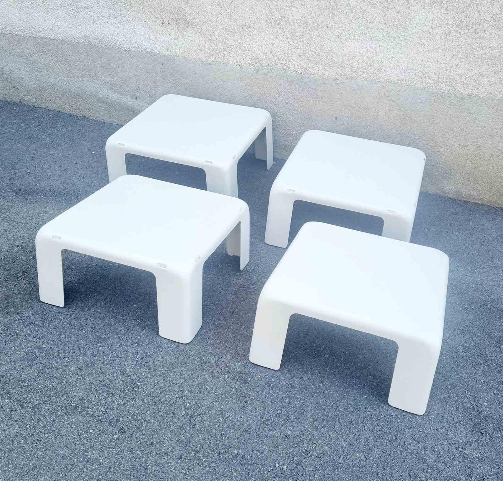 Conjunto de mesas de centro Quattro Gatti Diseño de Mario Bellini para C&B Italia, años 60 mediados del siglo XX en venta