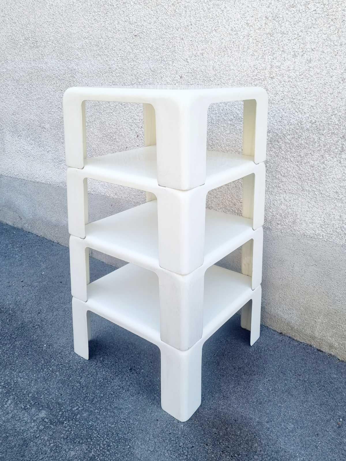 Conjunto de mesas de centro Quattro Gatti Diseño de Mario Bellini para C&B Italia, años 60 en venta 1