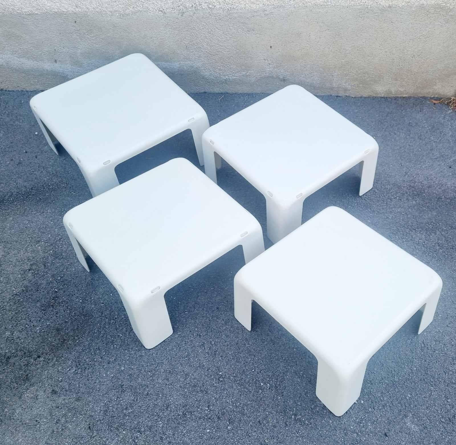 Conjunto de mesas de centro Quattro Gatti Diseño de Mario Bellini para C&B Italia, años 60 en venta 2