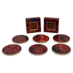 Set of R & Y Augousti Paris France Decorative Picture Frames and Coasters