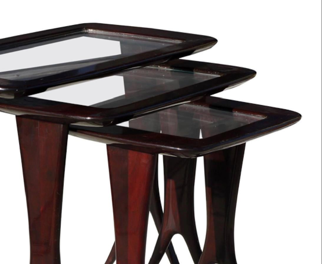 20th Century Set of Raphael Nesting Tables 'Raphael Raffel Said' 1950 For Sale