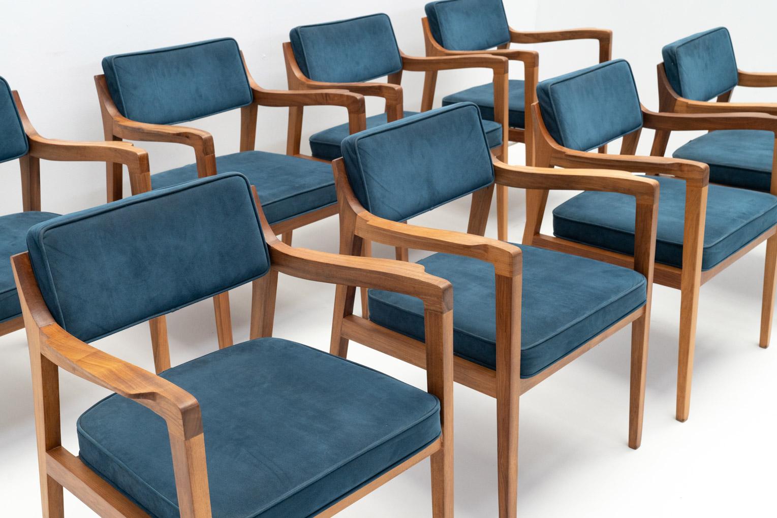 Set of rare armchairs by Jules Wabbes, Belgium 1960's For Sale 4