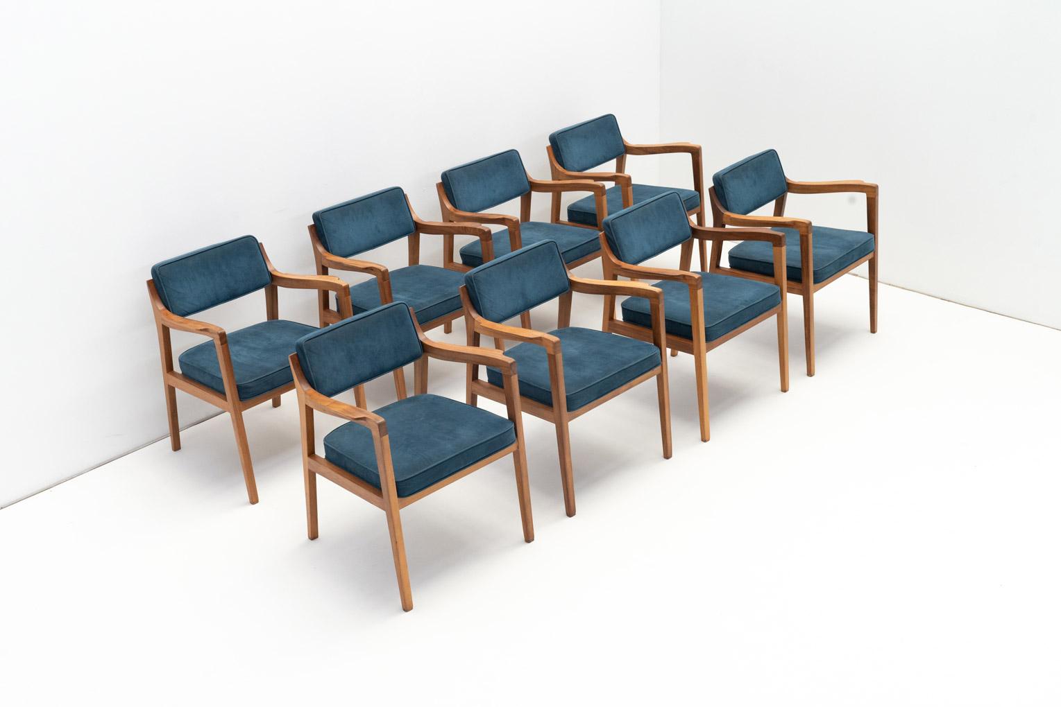 Set of rare armchairs by Jules Wabbes, Belgium 1960's For Sale 8