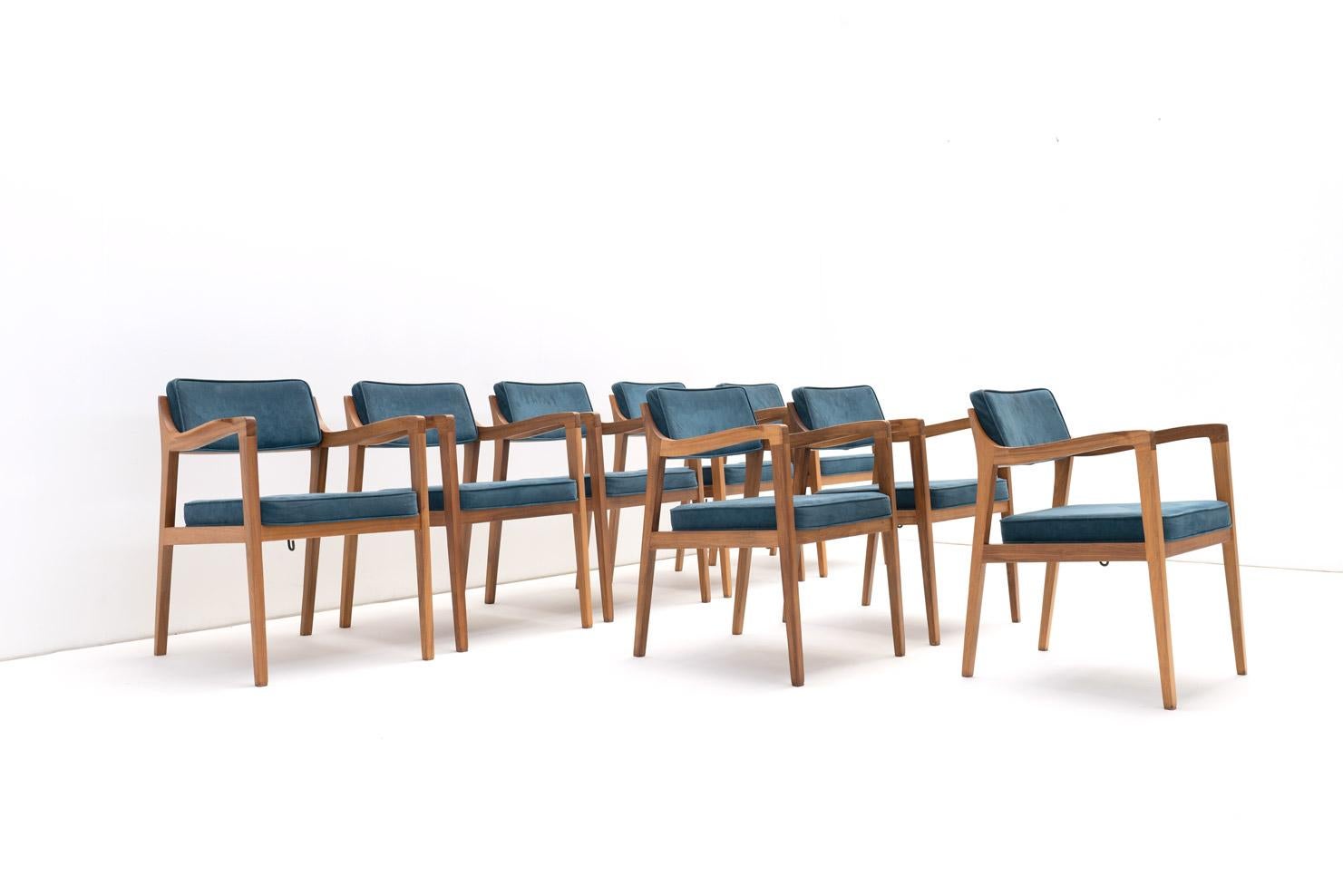 Mid-20th Century Set of rare armchairs by Jules Wabbes, Belgium 1960's For Sale