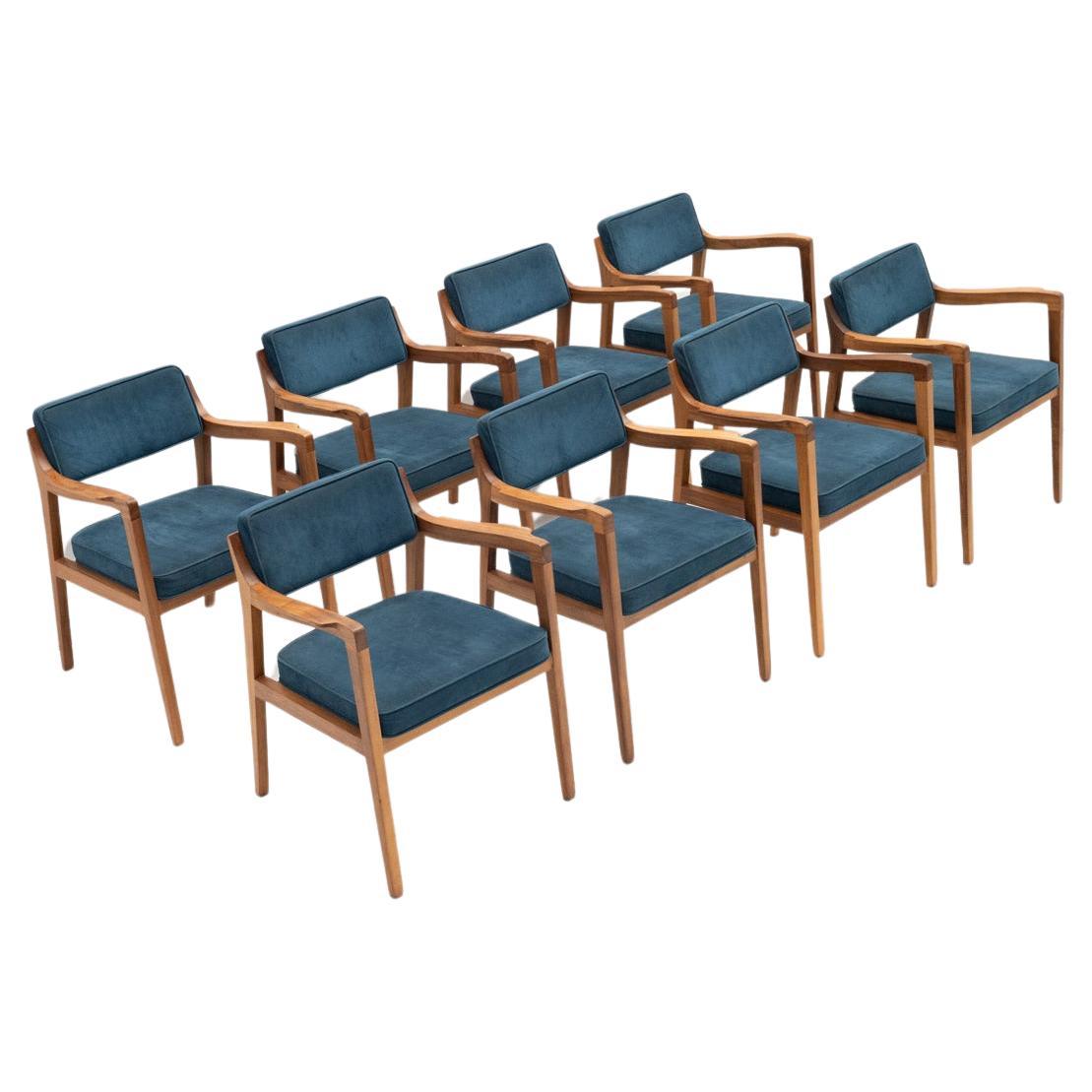 Set of rare armchairs by Jules Wabbes, Belgium 1960's