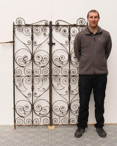 Set of Rare Georgian Wrought Iron Pedestrian Gates