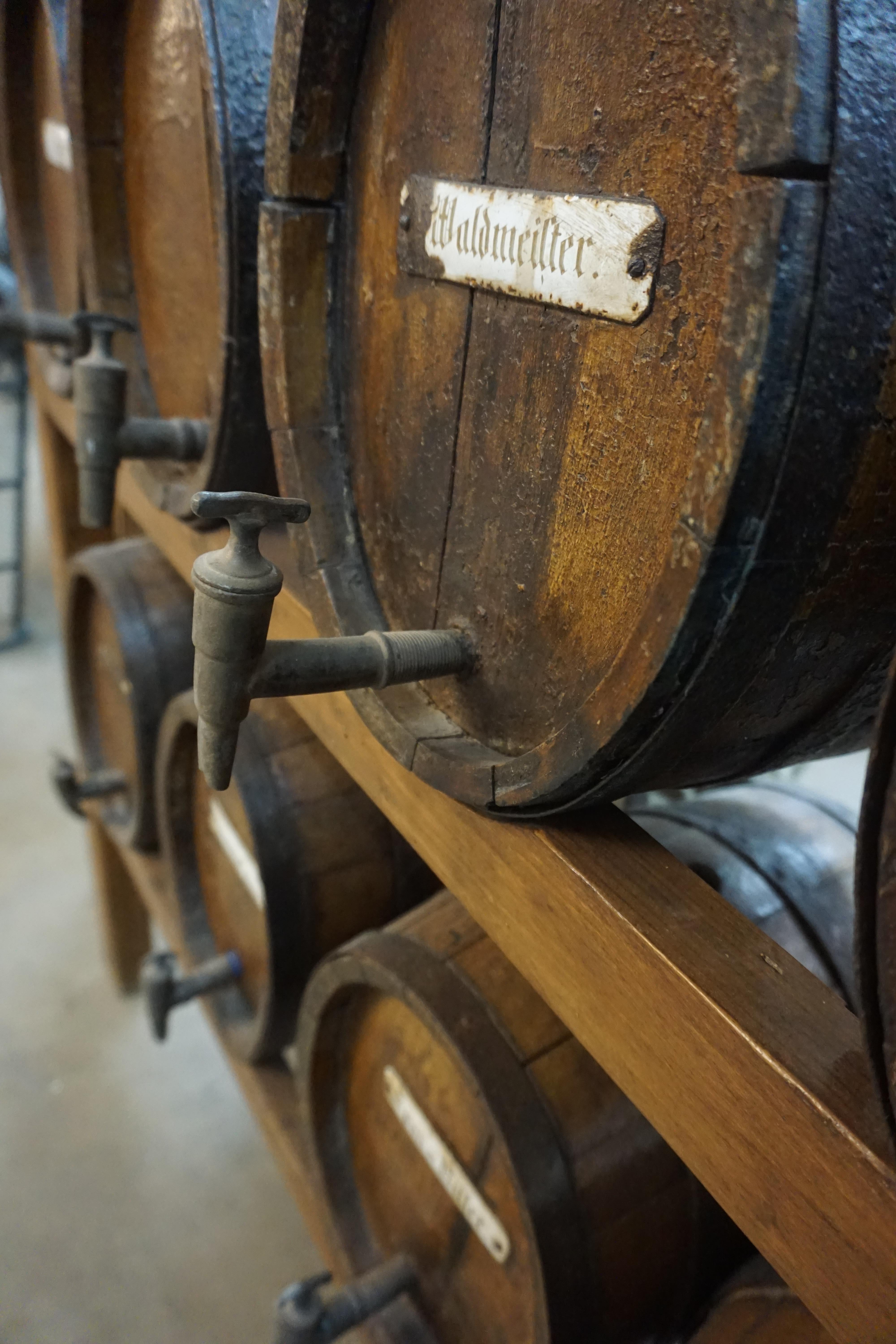 Hand-Crafted Set of Rare Oak and Whiskey Casks, circa 1820