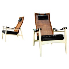 Set of rare P.J. Muntendam Mid-Century Loungechairs 1960's