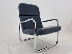Rare Tubular Midcentury Armchair, 1950s