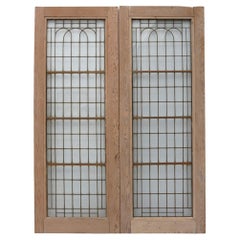 Used Set of Reclaimed Copperlight Art Deco Double Doors (2)