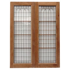 Used Set of Reclaimed Copperlight Art Deco Double Doors (8)