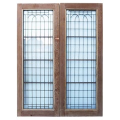 Used Set of Reclaimed Copperlight Art Deco Double Doors