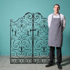 Set of Reclaimed French Scrolling Garden Gates