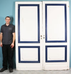 Set of Reclaimed Painted Double Doors