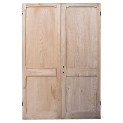 Antique Set of Reclaimed Stripped Pine Cupboard Doors