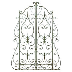 Set of Reclaimed Wrought Iron Decorative Garden Trellis Panels