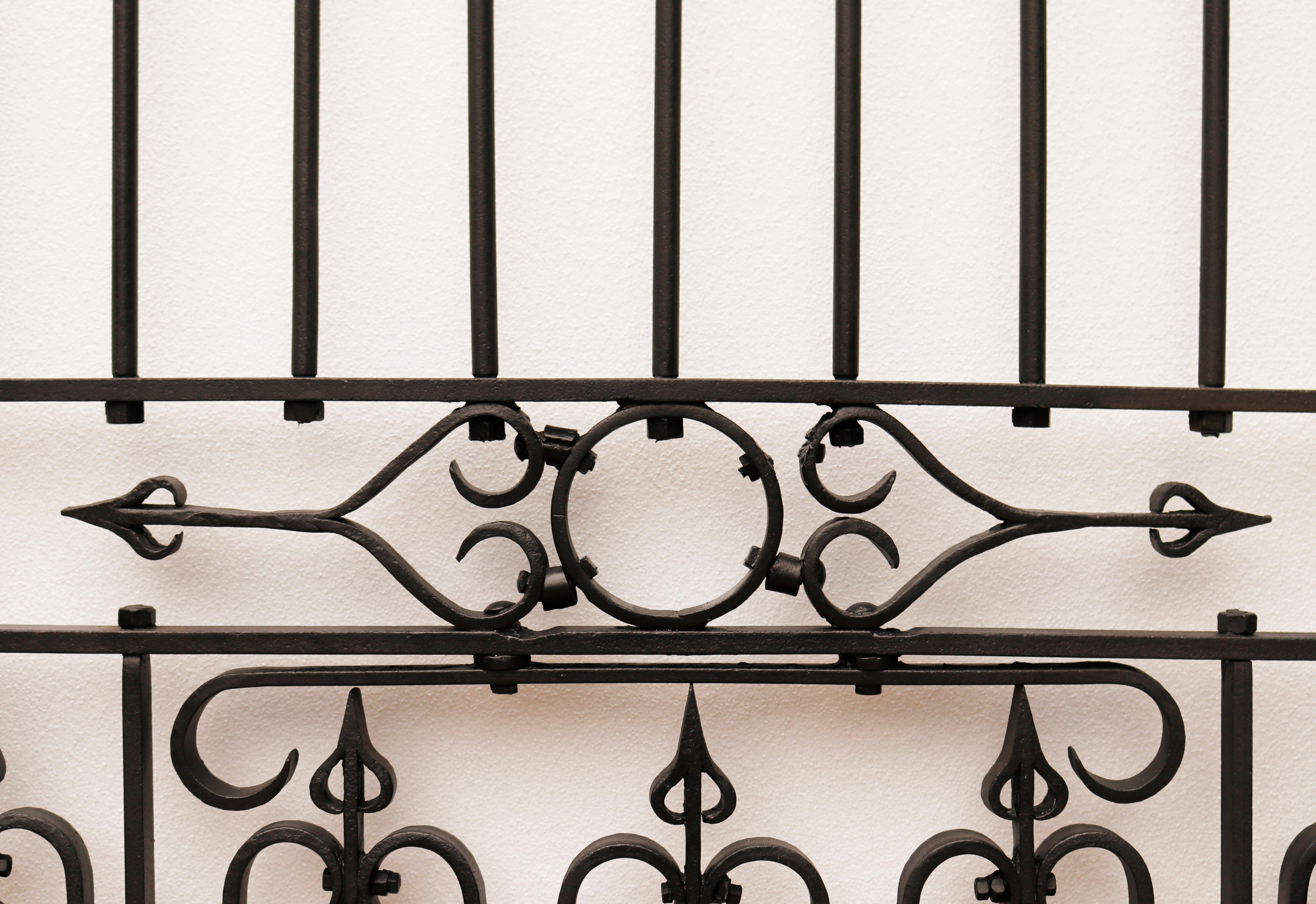reclaimed wrought iron fence