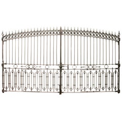 Set of Reclaimed Wrought Iron Gates