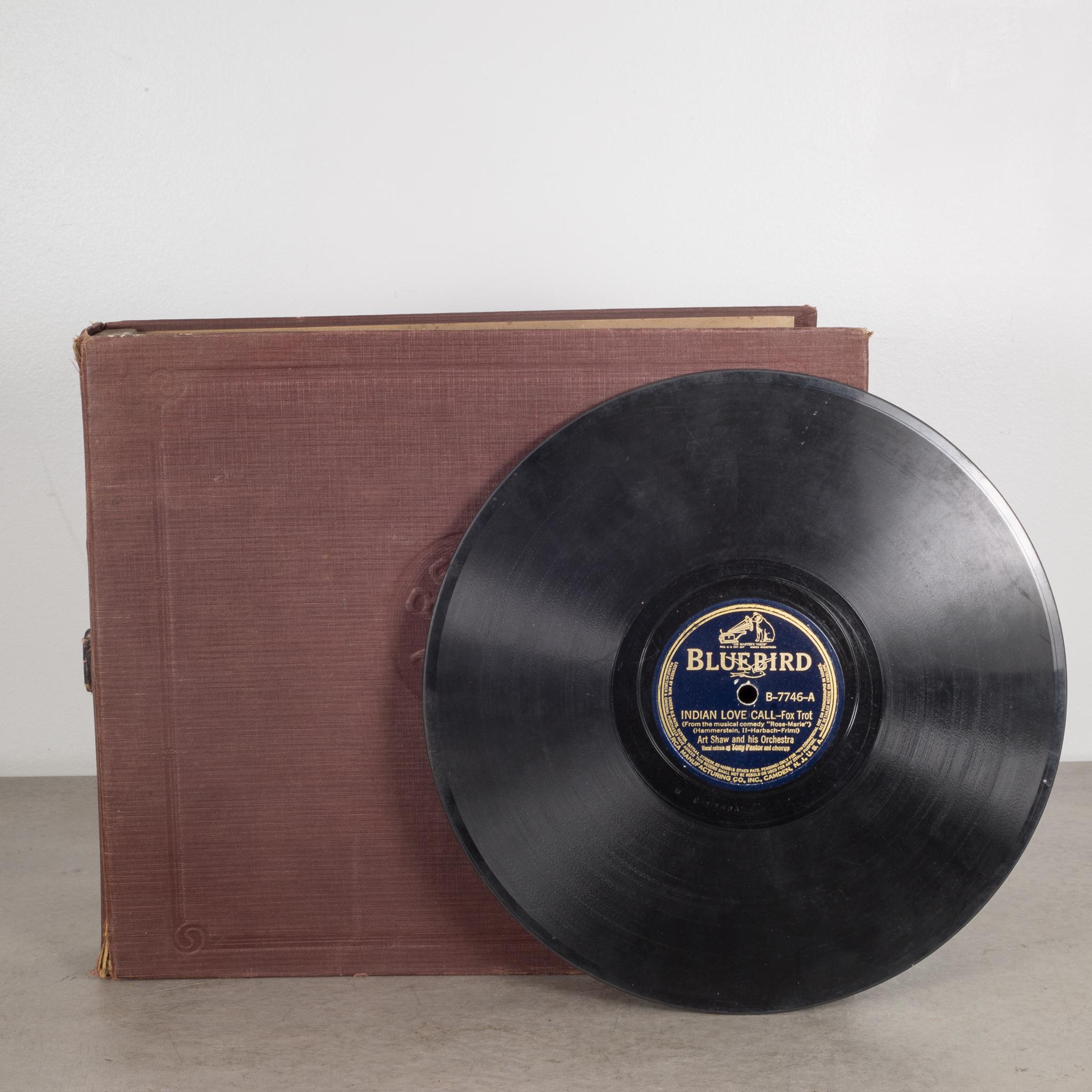 Set of Record Albums and Holders, circa 1940s-1950s 4