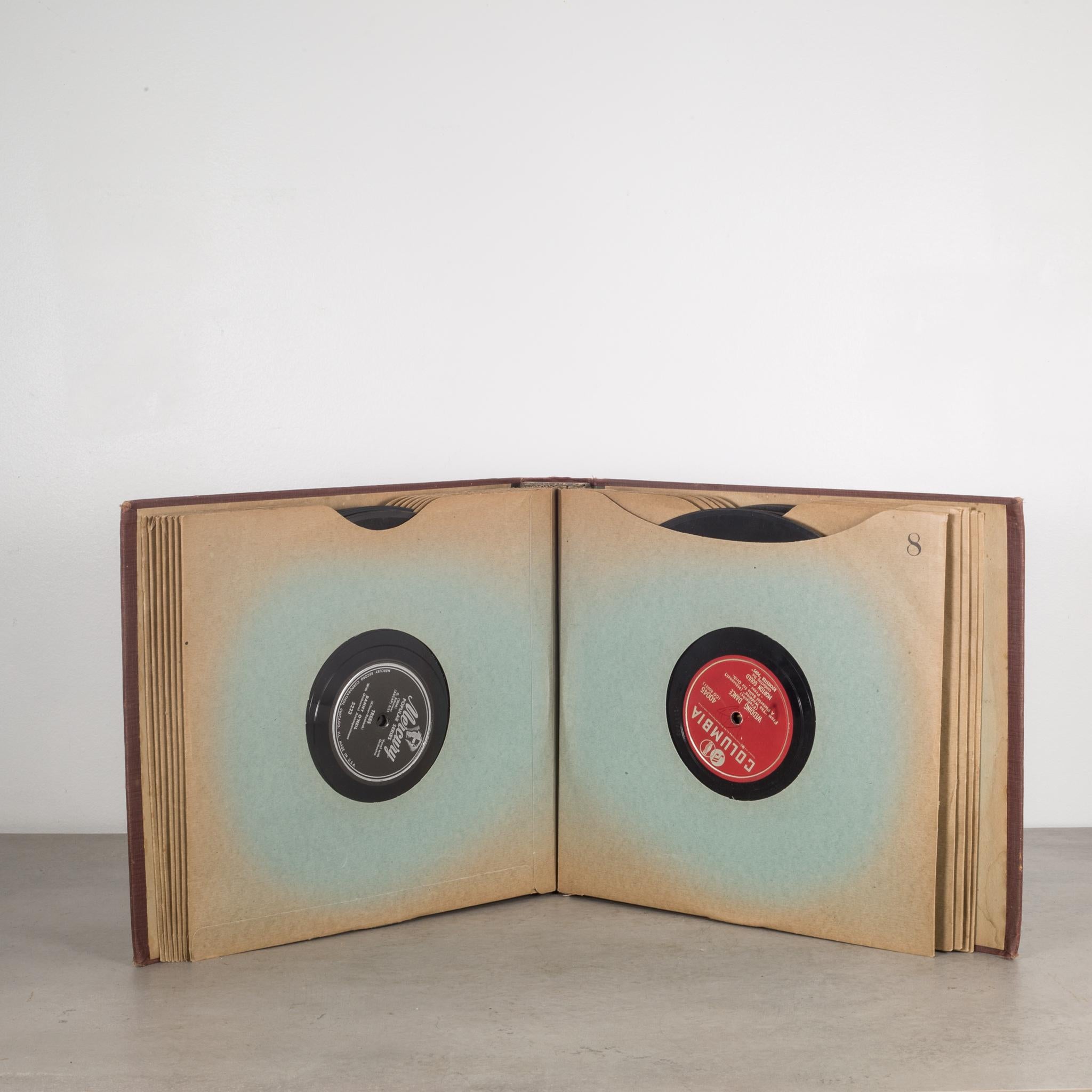 Set of Record Albums and Holders, circa 1940s-1950s 2