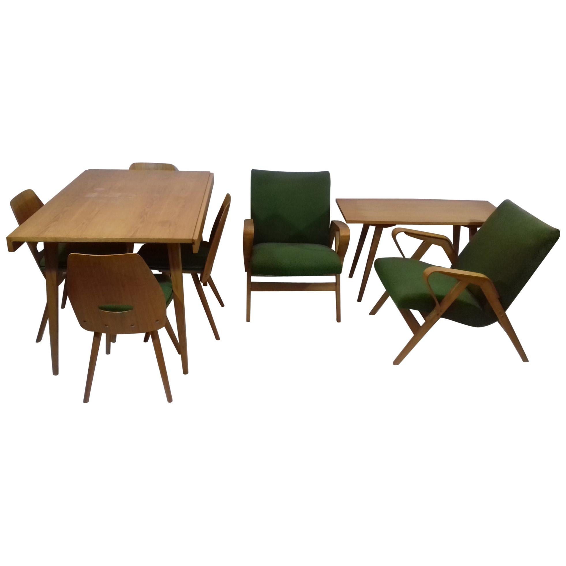Set of Retro Furniture, Tatra Pravenec, 1960s For Sale