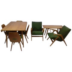 Conjunto de muebles retro, Tatra Pravenec, década de 1960