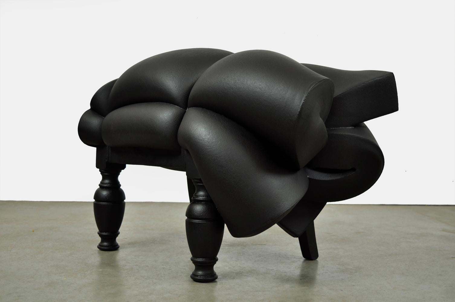 Set aus wiederverwendetem Stuhl mit Hocker, Madam Rubens, entworfen von Frank Willems, 00er Jahre im Angebot 5