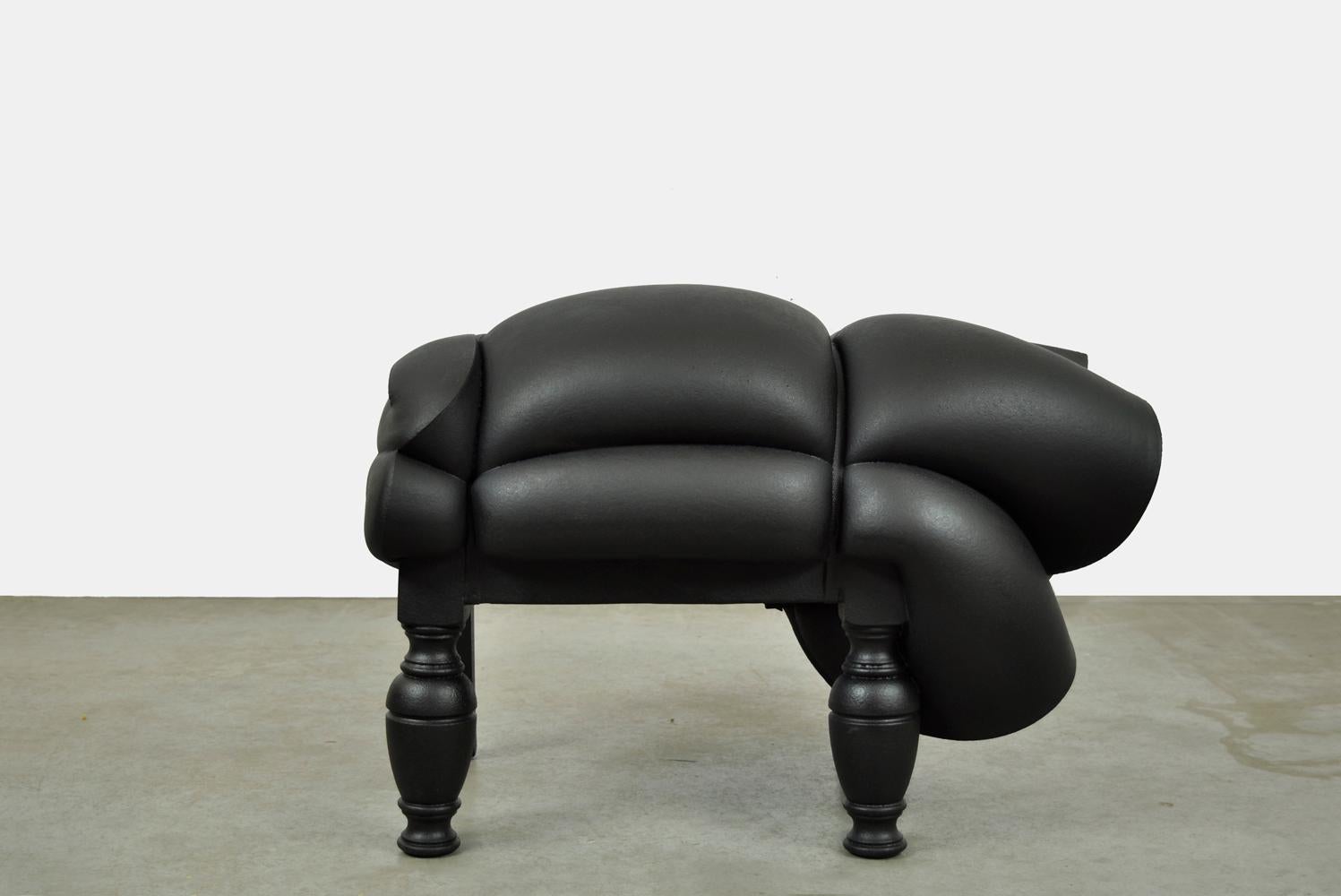 Set aus wiederverwendetem Stuhl mit Hocker, Madam Rubens, entworfen von Frank Willems, 00er Jahre im Angebot 6
