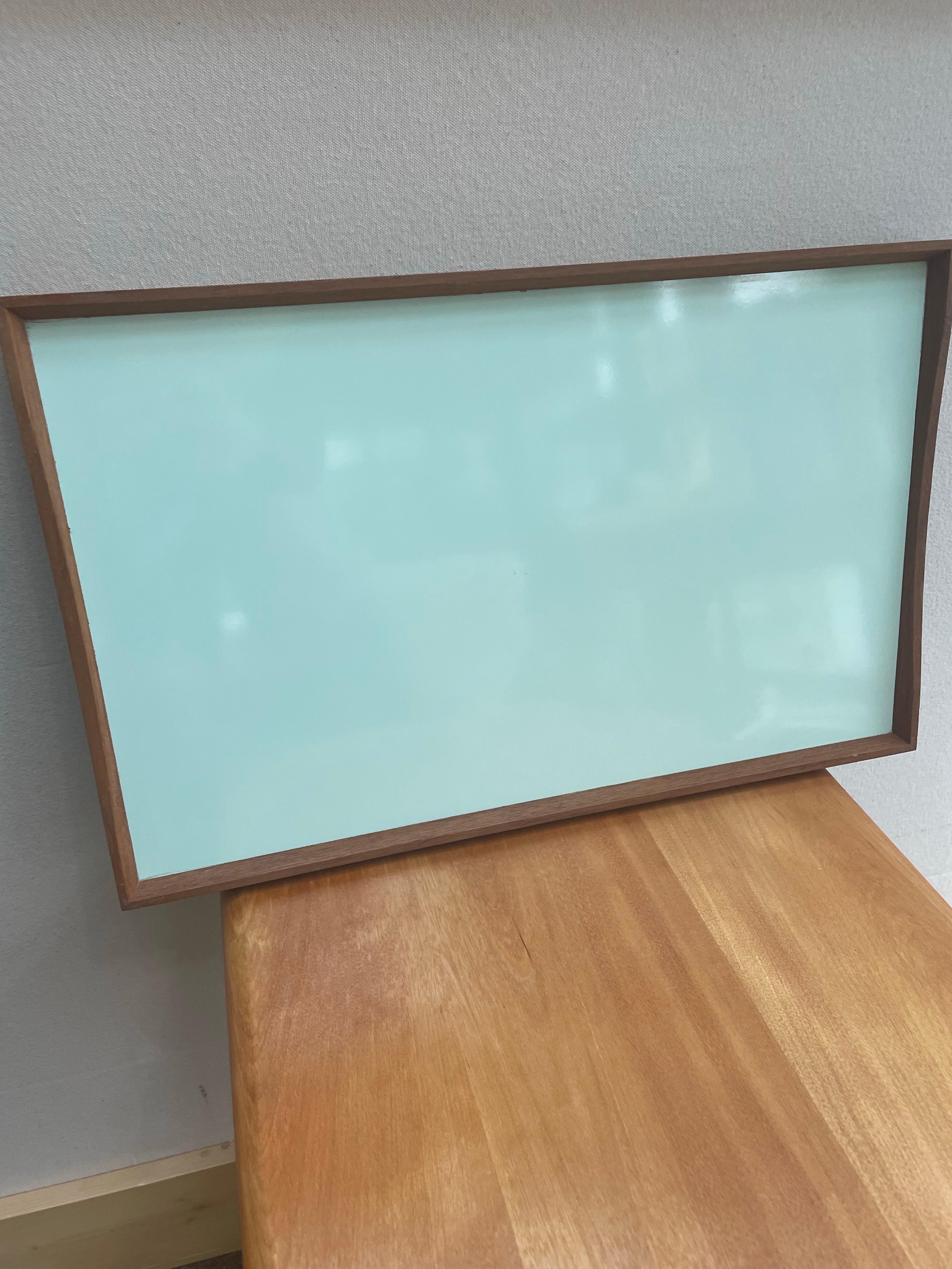 Set of Reversible Finn Juhl “Turning Trays” in Teak and Colored Laminate 3