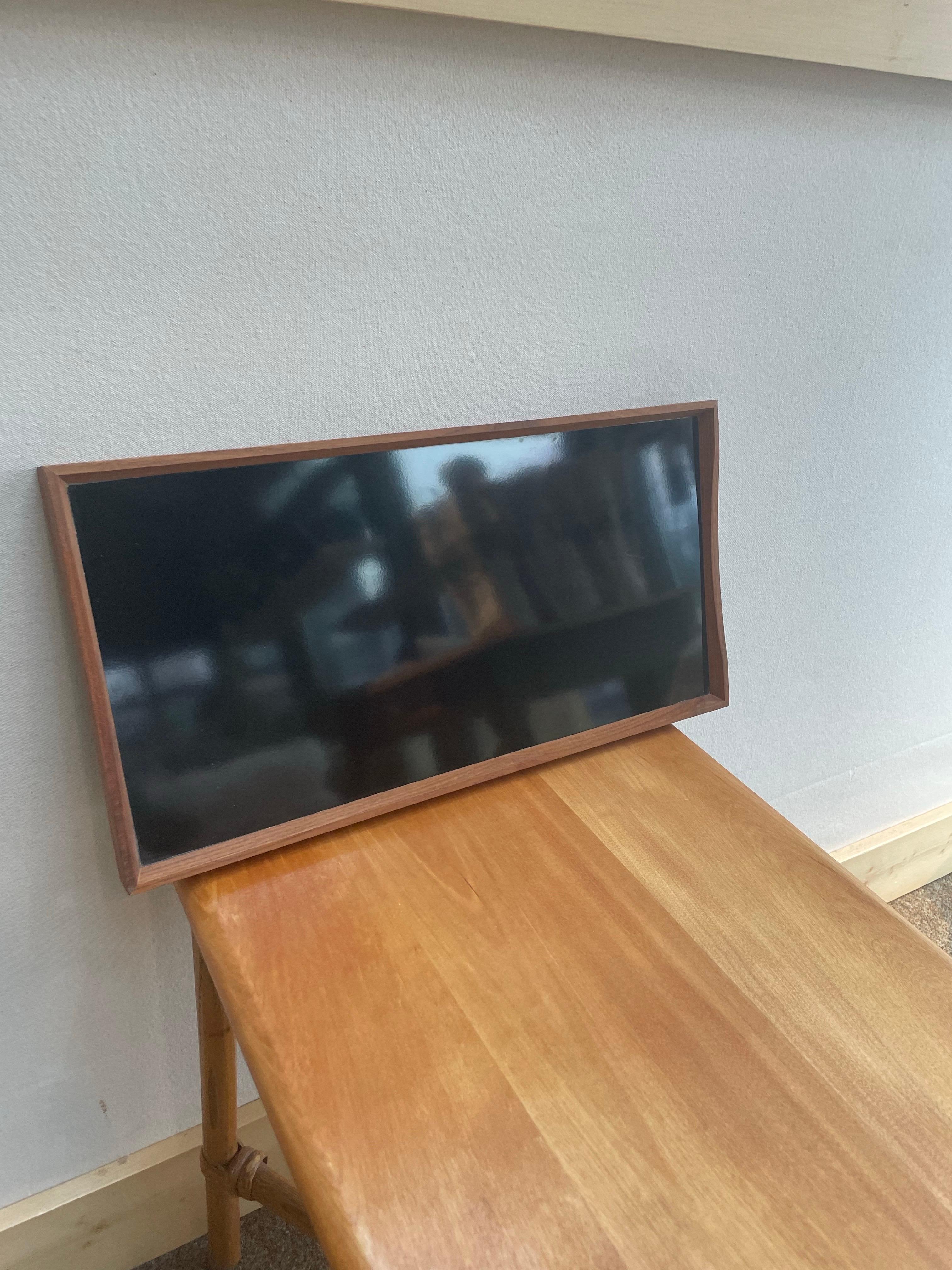 Mid-20th Century Set of Reversible Finn Juhl “Turning Trays” in Teak and Colored Laminate