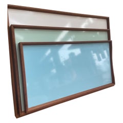 Set of Reversible Finn Juhl “Turning Trays” in Teak and Colored Laminate