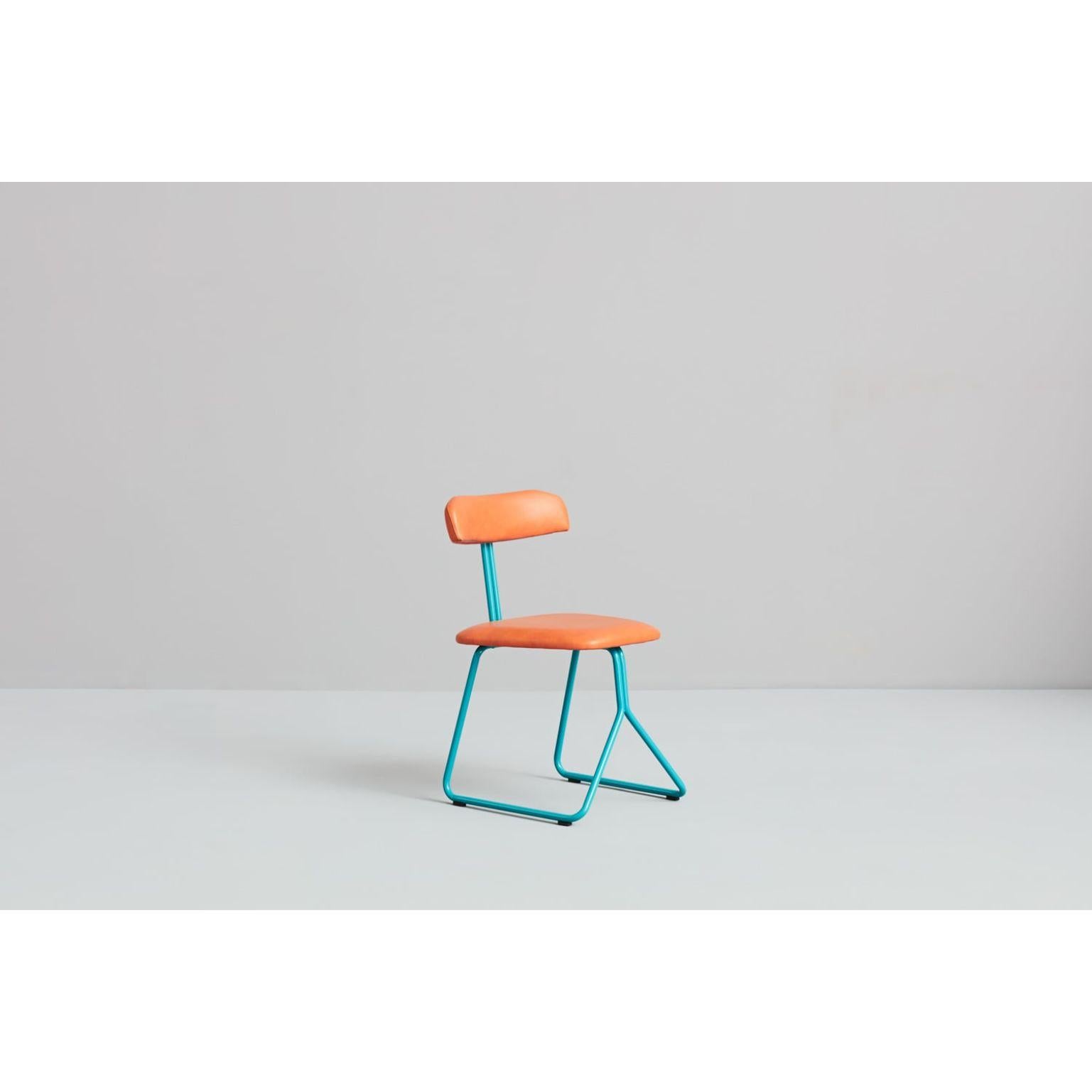 Set aus Reiterhocker und Stuhl von Pepe Albargues (Eisen) im Angebot