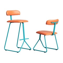 Ensemble de tabouret et chaise d'équitation par Pepe Albargues