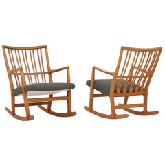 Set of Rocking Chairs by Hans J. Wegner