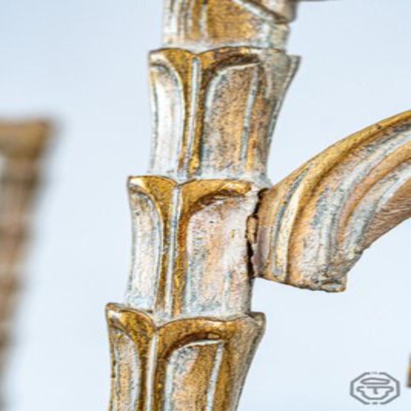 Set di sedie rococò a forma di palma in vendita 4