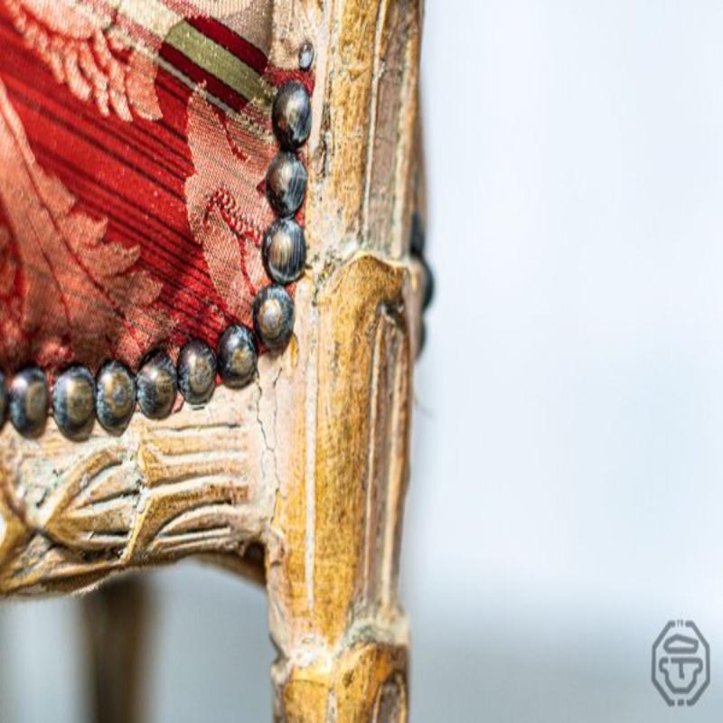 Set di sedie rococò a forma di palma in vendita 6