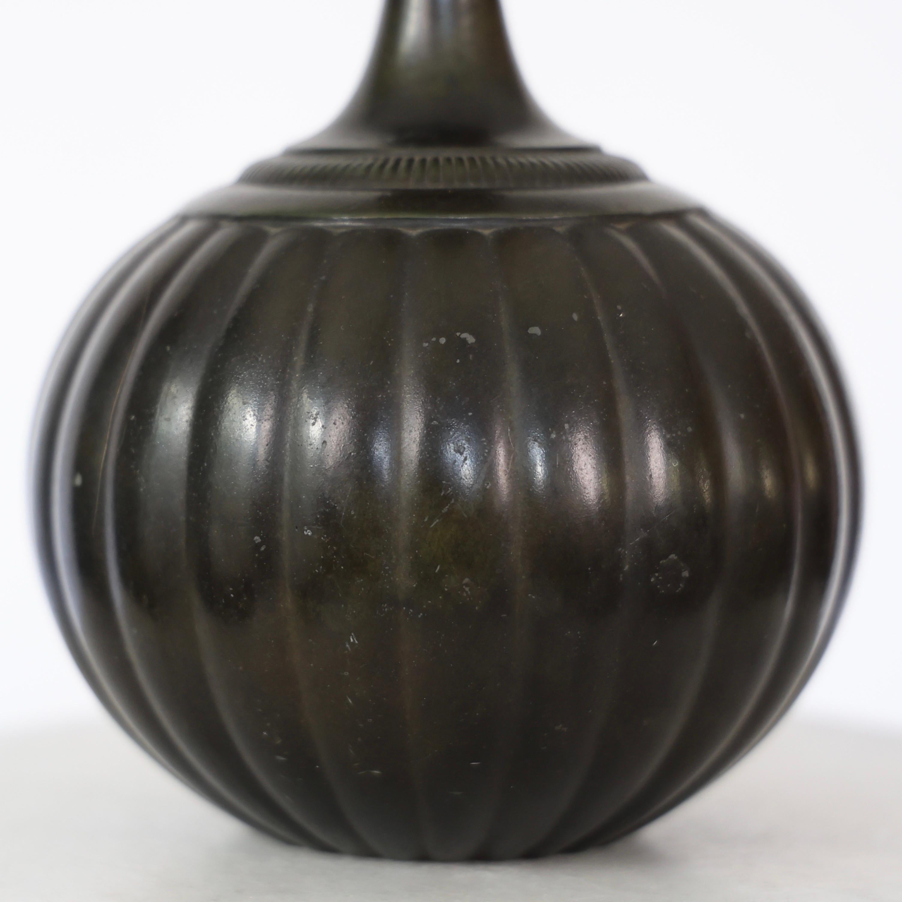 Satz runder Tischlampen von Just Andersen, 1930er Jahre, Dänemark im Angebot 8