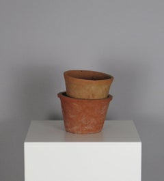 Set of Rustic Antique Stacking Pots