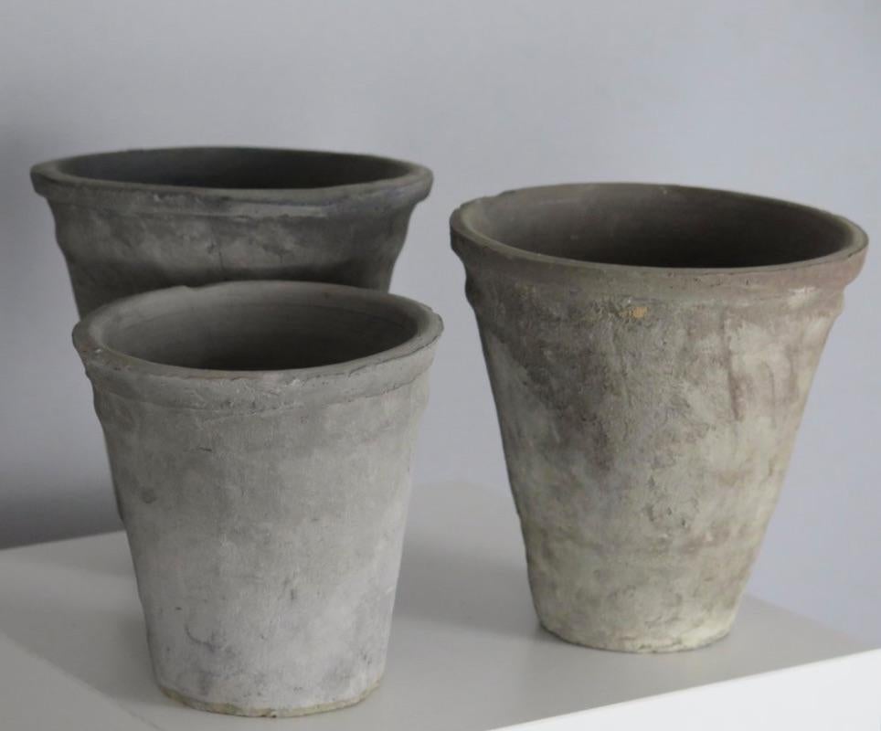 Early 20th Century Set of Rustic Antique Stacking Pots For Sale