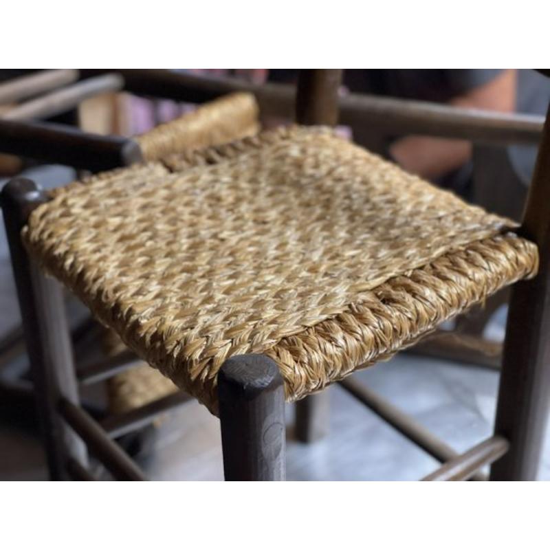 Set of Rustic Straw Side Chairs in the style of Perriand, France, 1950s

Vintage Design
Perfect, structural condition in their original patina

Additional information:
Materials: Wood, Straw
Color: Tan
Design Period: 1950 to 1959
Year: 1950
Country